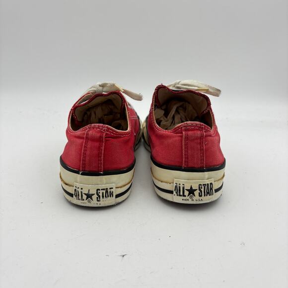 Vintage 90s Converse Chuck Taylor Low Sneakers Shoes Men\'s 8 Red main image 11